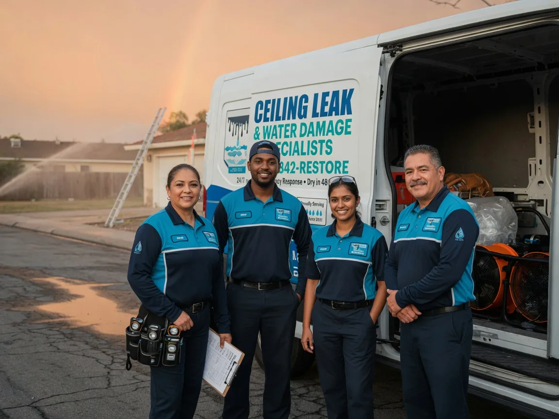 Ceiling Leak Cleanup company in Burnsville, MS